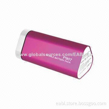 Portable External Power Bank with LED Indicator, 6,600mAh, for iPhone/iPod/Nokia/Other Mobile Phones